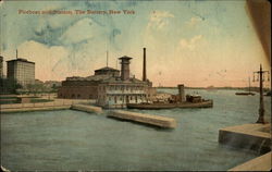 Fireboat and Station, The Battery New York, NY Postcard Postcard