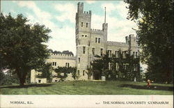 The Normal University Gymnasium Illinois Postcard Postcard