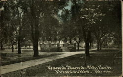 Band Stand, City Park Postcard