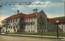 John C. Proctor Recreation Center Building Peoria, IL Postcard Postcard