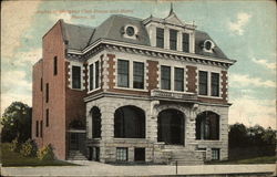 Knights of Columbus Club House and Home Postcard