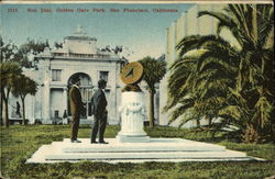 Sun Dial, Golden Gate Park Postcard