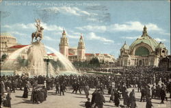 Fountain of Energy, Pan-Pac Int. Expo San Francisco, CA 1915 Panama-Pacific Exposition Postcard Postcard