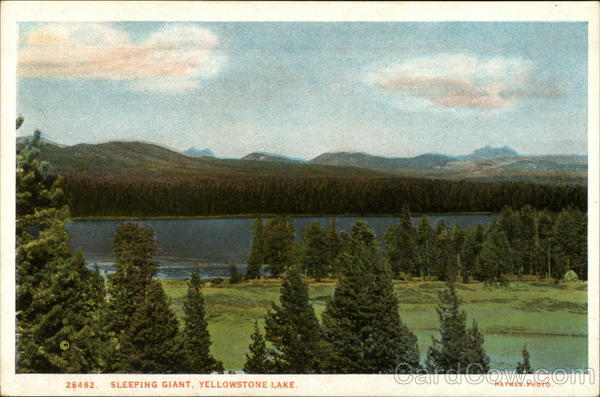 Sleeping Giant, Yellowstone Lake Wyoming