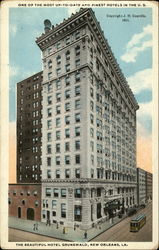 One of the most Up-To-Date and finest hotels in the US, The Beautiful Hotel Grunewald New Orleans, LA Postcard Postcard