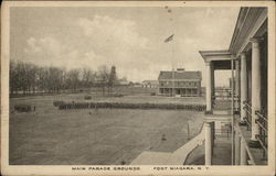 Main Parade Grounds, Fort Niagara Postcard