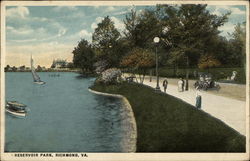 Reservoir Park Postcard