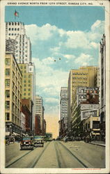 Grand Avenue North from 12th Street Postcard