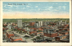 Skyline View Savannah, GA Postcard Postcard