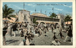 Miami Beach Casino Florida Postcard Postcard