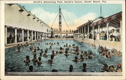 Smith's Swimming Pool, Smith's Casino Postcard