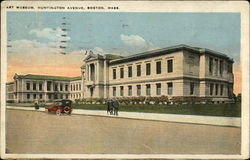 Art Museum, Huntington Avenue Boston, MA Postcard Postcard