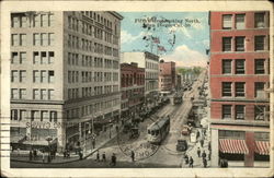 Fifth Street Looking North Postcard