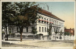 Public Library Postcard