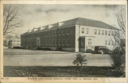 Bakers and Cooks School - Fort Geo. G. Meade, MD Postcard