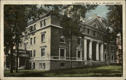 Sanborn Hall, OWU Postcard