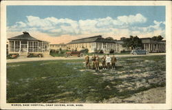 Wards, Base Hospital, Camp Devens Postcard