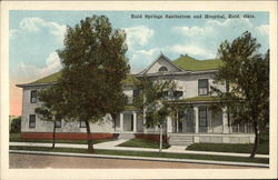 Enid Springs Sanitorium and Hospital Oklahoma Postcard Postcard