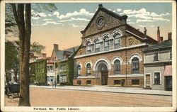 Public Library Postcard