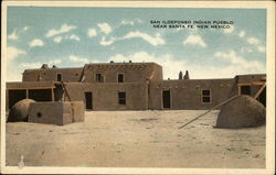 San Ildefonso Indian Pueblo Postcard