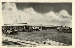 Field Hospital, Camp Devens Postcard