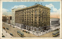 Hotel Gibbons, Third and Ludlow Sts Postcard