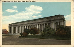 Museum of Fine Arts, rear view Boston, MA Postcard Postcard