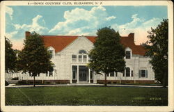 Town Country Club Elizabeth, NJ Postcard Postcard