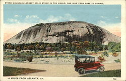 Stone Mountain Postcard