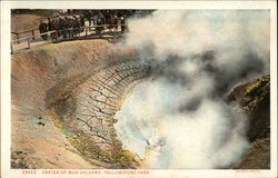 Crater of Mud Volcano Yellowstone National Park, WY Postcard Postcard