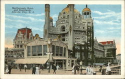 Marlborough Hotel and Boardwalk Postcard