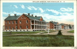 Artillery Barracks, Fort Ethan Allen Essex Junction, VT Postcard Postcard