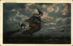 The Salem Witch Massachusetts Postcard Postcard