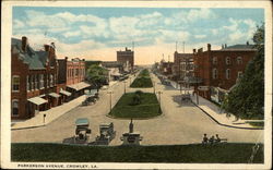 Parkerson Avenue Crowley, LA Postcard Postcard