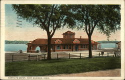 Santa Fe Depot Postcard