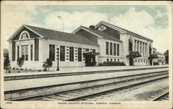 Union Pacific Station Topeka, KS Postcard Postcard