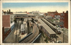 Dudley Street Terminal Station Boston, MA Postcard Postcard