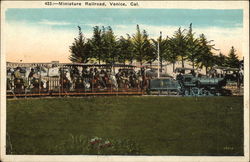 Miniature Railroad Postcard