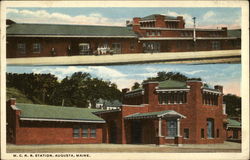 M. C. R. R. Station Postcard