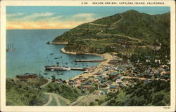 Avalon and Bay Postcard