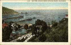 Bay view, Avalon Postcard