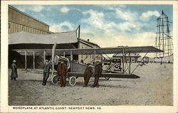 Monoplane at Atlantic Coast Postcard