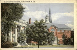 Radcliffe College Cambridge, MA Postcard Postcard