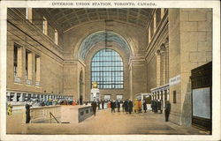 Interior Union Station Toronto, ON Canada Ontario Postcard Postcard