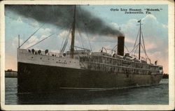 Clyde Line Steamer "Mohawk" Postcard