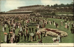 The Lawn, Flemington Racecourse Melbourne, Australia Postcard Postcard