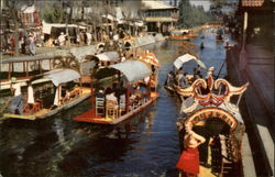 The Floating Gardens Xochimilco, Mexico Postcard Postcard