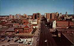 Skyline View - Looking East on Douglas Avenue Wichita, KS Postcard Postcard