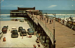 The Pier at Jacksonville Beach Florida Postcard Postcard