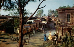 Main Street, Ghost Town - Knott's Berry Farm Buena Park, CA Postcard Postcard